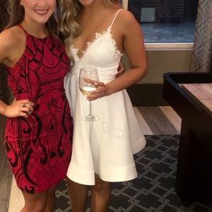 Boutique lace-top party dress, Size S